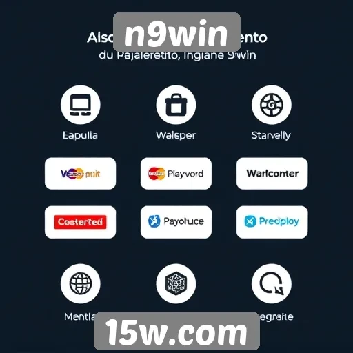 Métodos de pagamento disponíveis no n9win